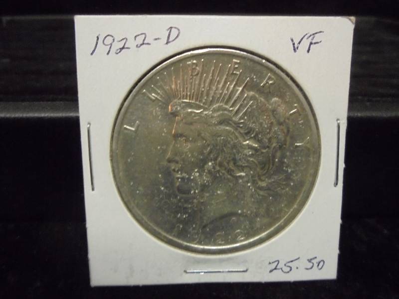 1922-D Peace Silver Dollar