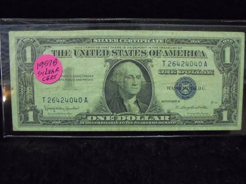 1957B Silver Certificate