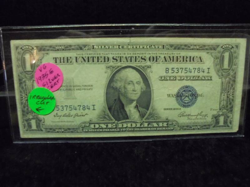 1935E Silver Certificate
