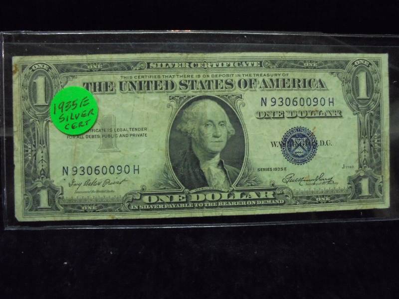 1935E Silver Certificate