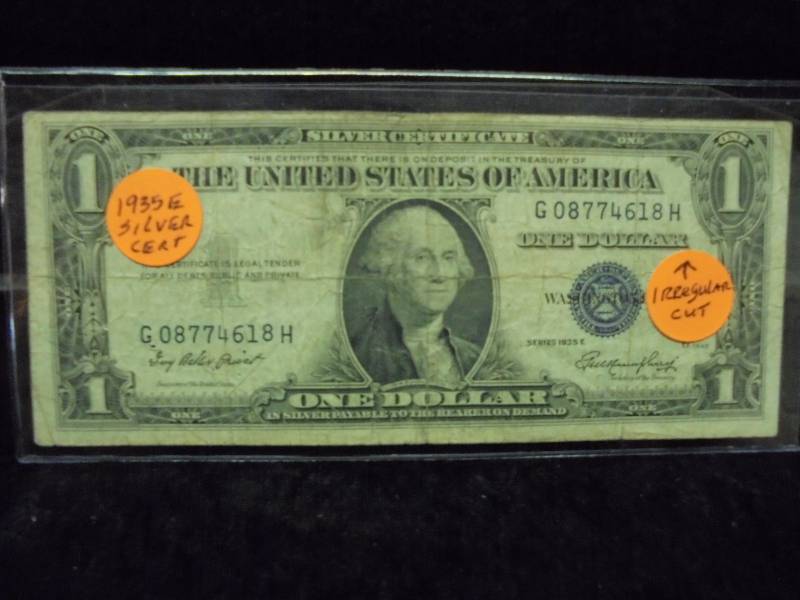 1935E Silver Certificate