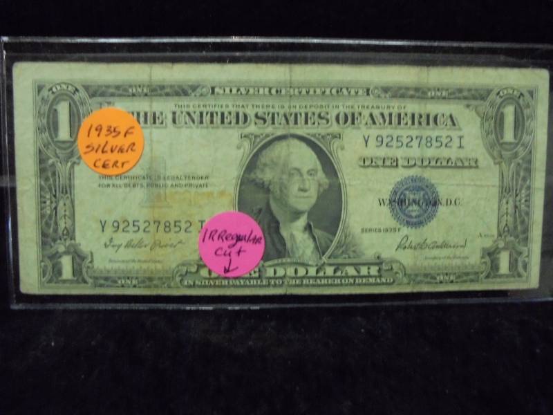 1935F Silver Certificate