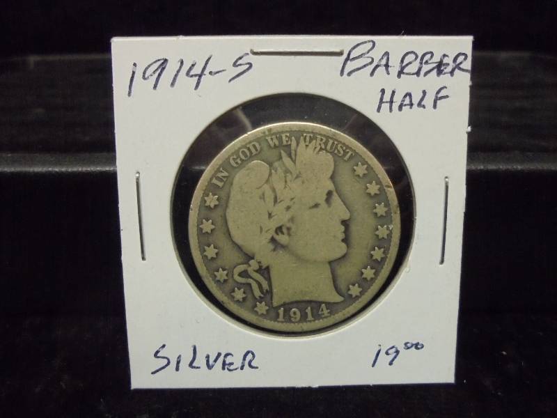 1914-S Barber Half Dollar