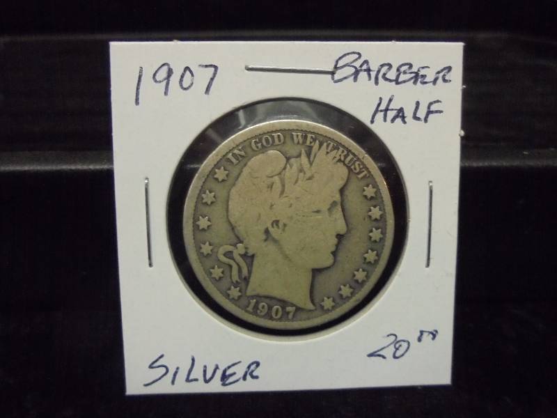 1907 Barber Half Dollar