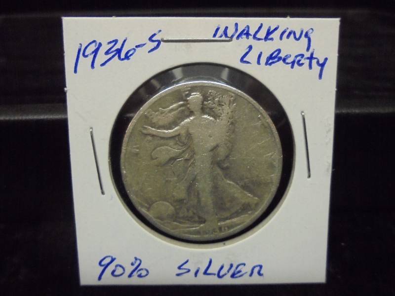1936-S Walkingn Liberty Half Dollar