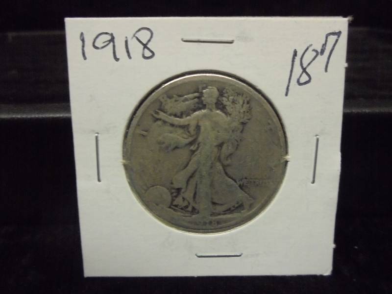 1918 Walking Liberty Half Dollar