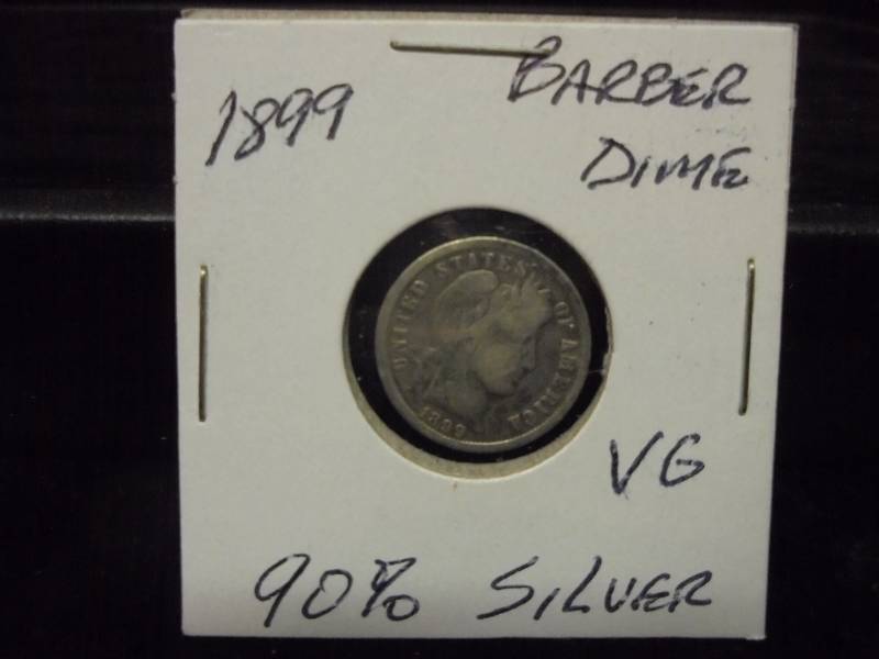 1899 Barber Dime