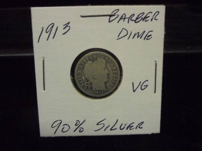 1913 Barber Dime