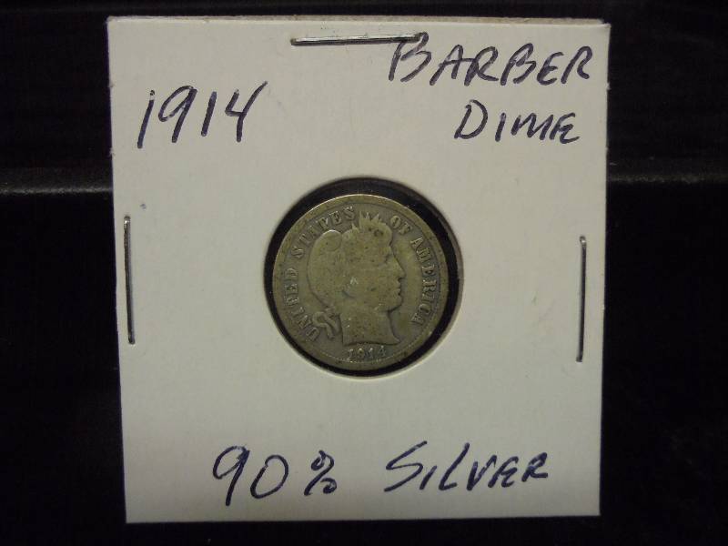 1914 Barber Dime