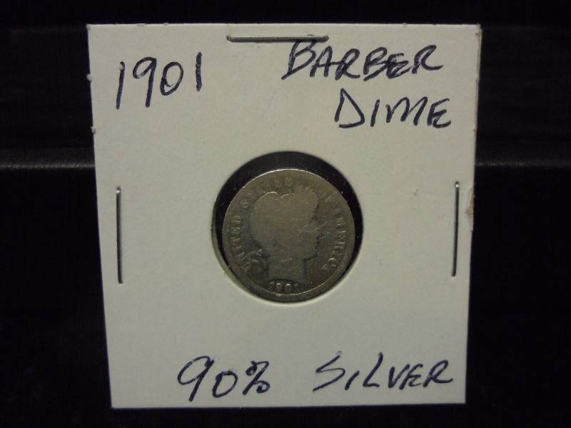 1901 Barber Dime