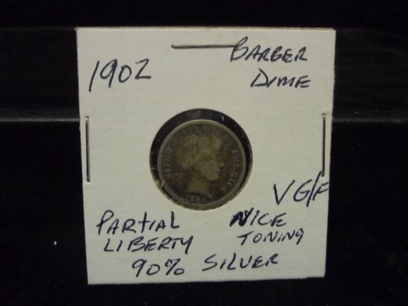 1902 Barber Dime