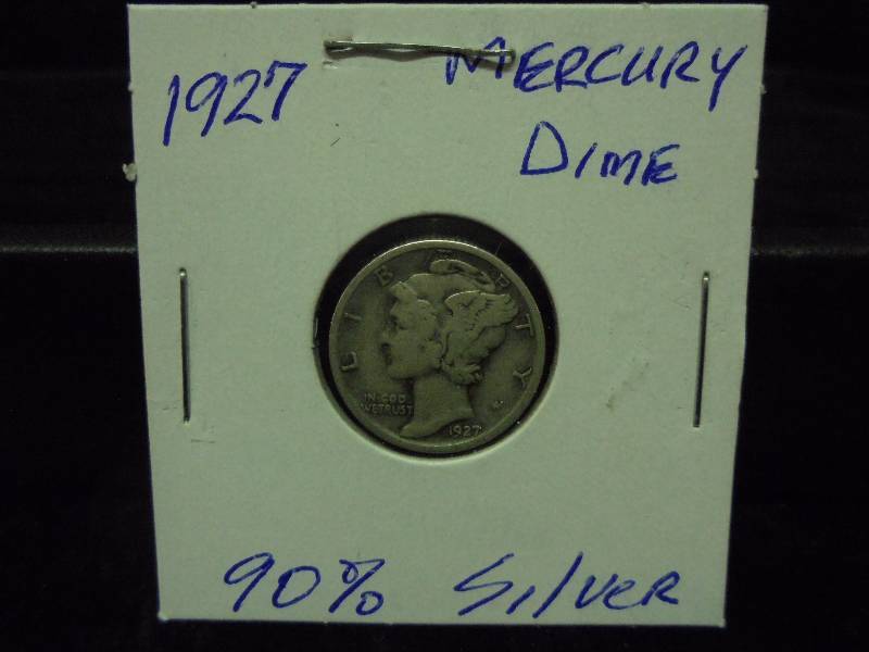 1927 Mercury Dime