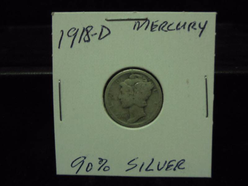1918-D Mercury Dime