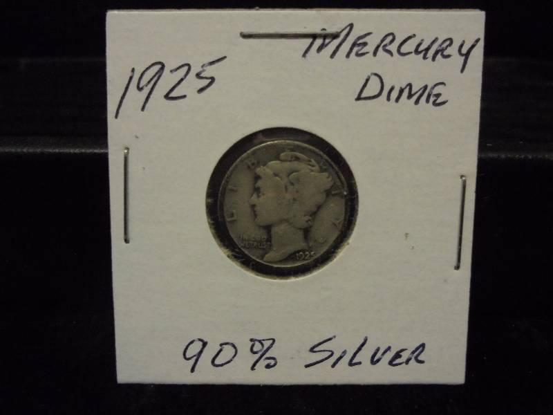 1925 Mercury Dime