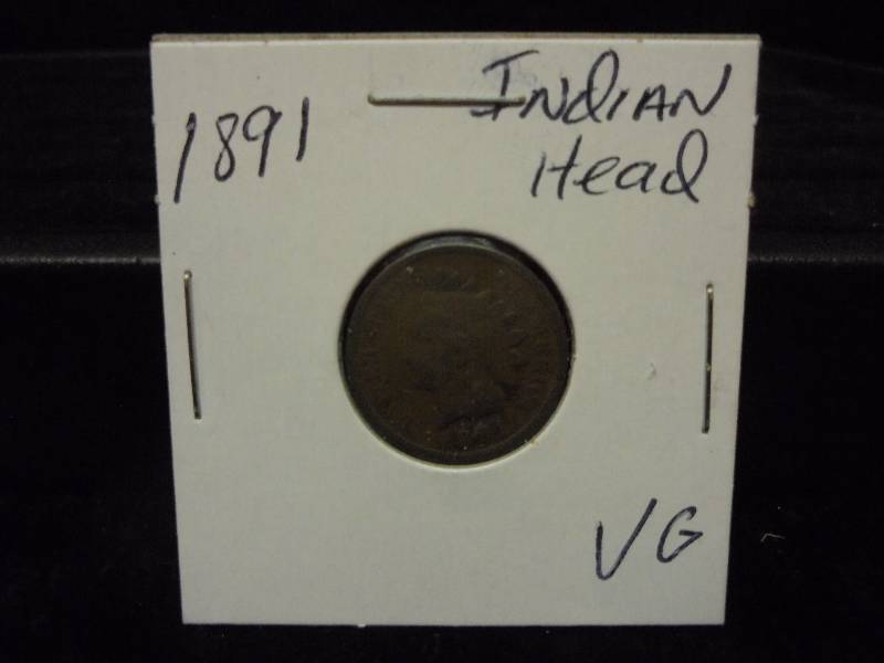 1891 Indian Head Penny