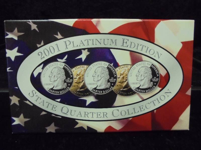 2001 Platinum Edition State Quarter Collection