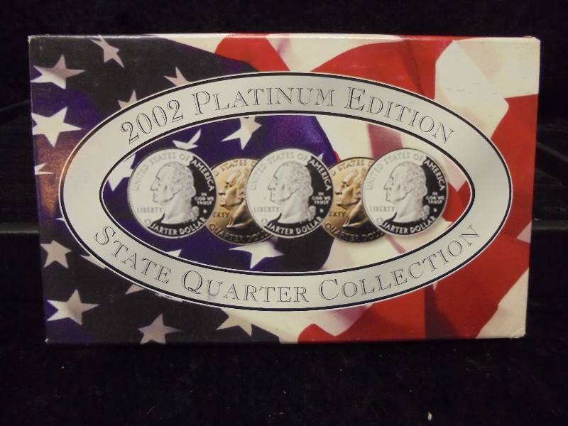 2002 Platinum Edition State Quarter Collection