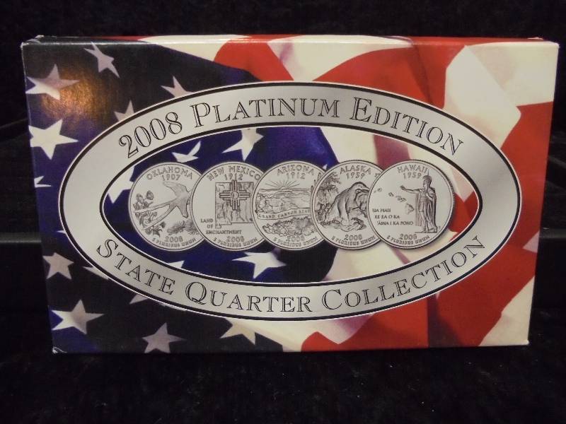 2008 Platinum Edition State Quarter Collection