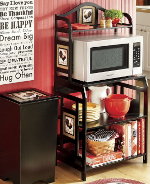 Rooster Microwave Cart -open box Re...