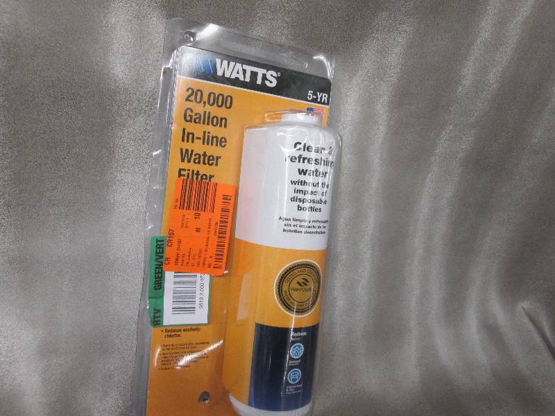 Watts 20,000 Gal. In-Line Water Fil...