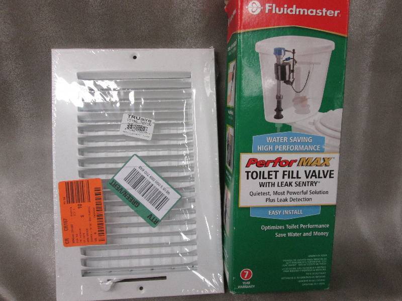 10 in. x 6 in. White Plastic 3-Way ...