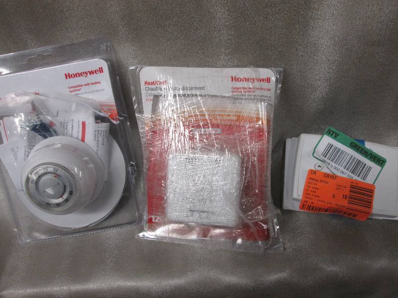 Lot of 3 Honeywell out of box therm...