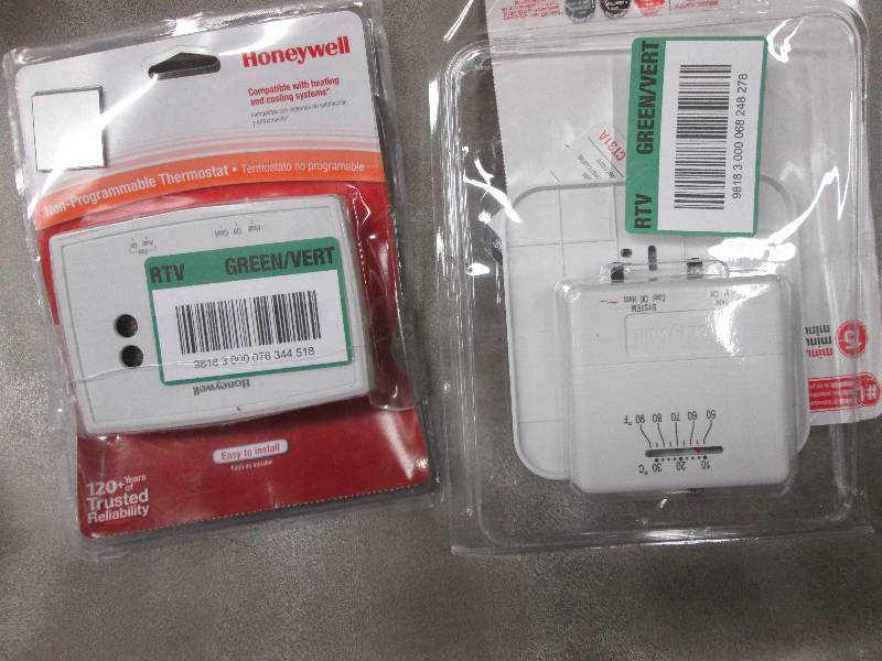 Lot of 2 Honeywell Nonprogrammable ...