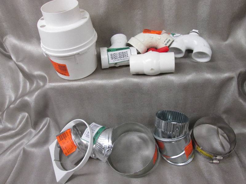 Assorted venting and plumbing produ...
