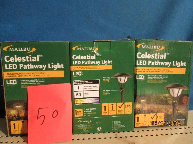 3 malibu Celestil Led pathway light...