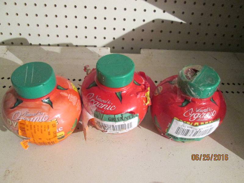 3 bottles of plant food...