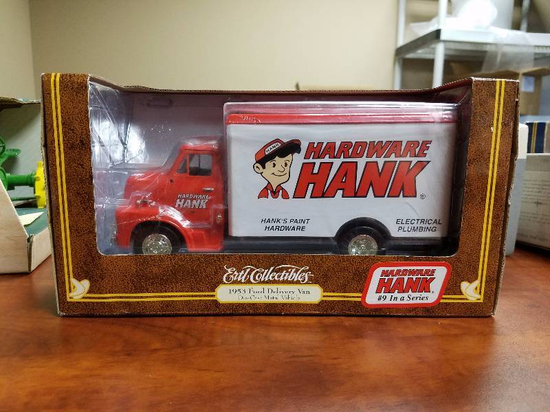 lot 37 image: 1953 Ford Delivery Van Hardware Hank by ERTL