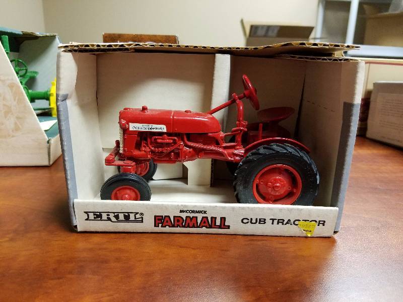 lot 38 image: Farmall diecast Cub Tractor by ERTL