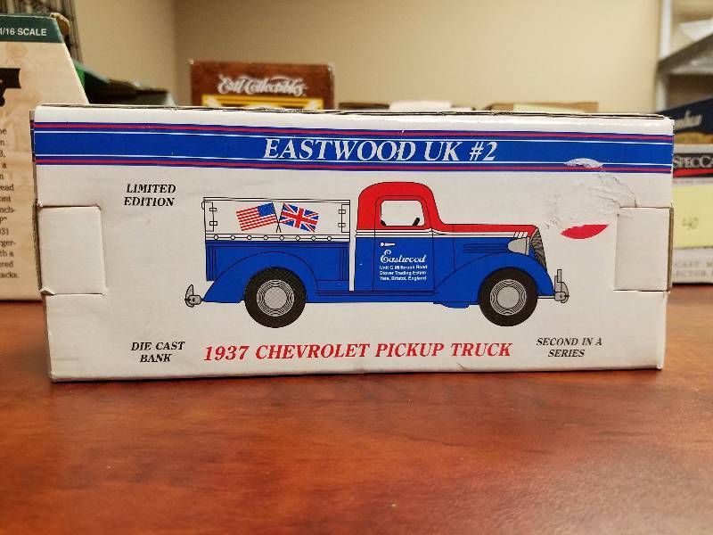 lot 42 image: 1937 Chevrolet Diecast Pickup Truck Eastwood UK #2