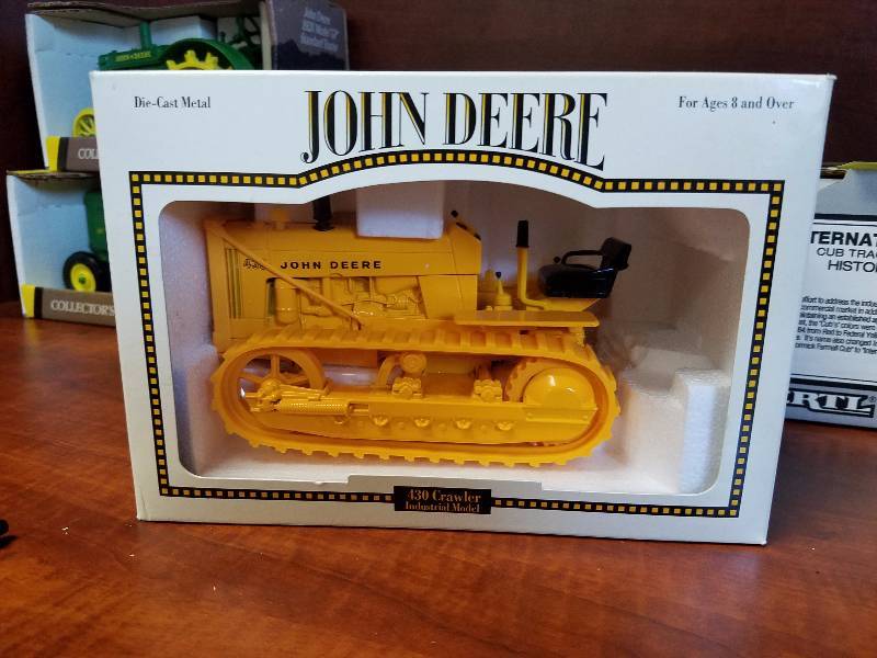 lot 104 image: John Deere 430 Crawler Diecast by Ertl