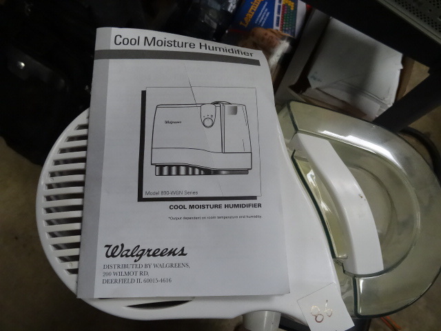 Walgreens Cool Moisture Humidifier 890-wgn Instructions