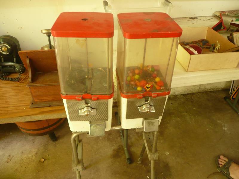 lot 13 image: Vintage Candy Machines