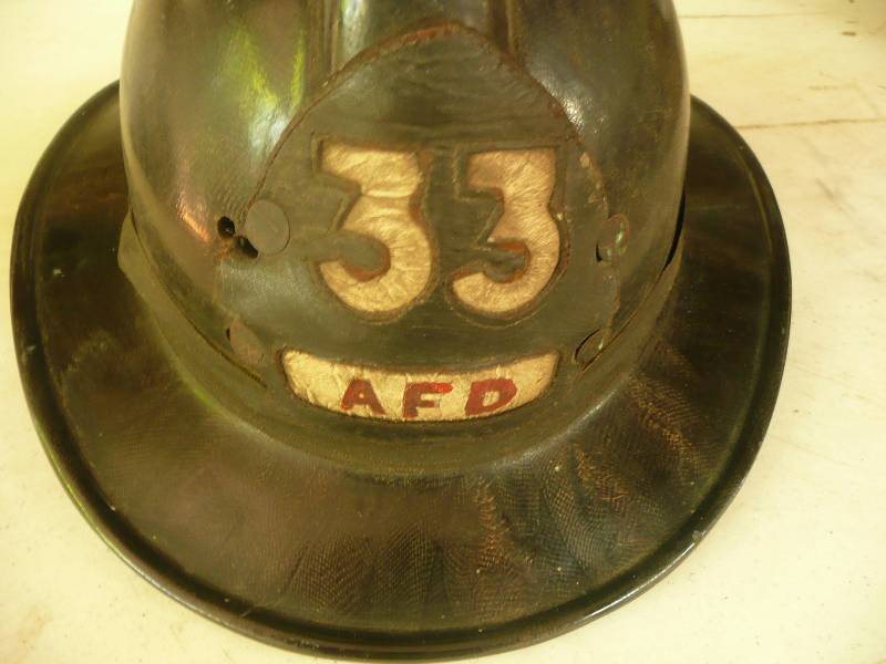 lot 67 image: Vintage Fire Helmet