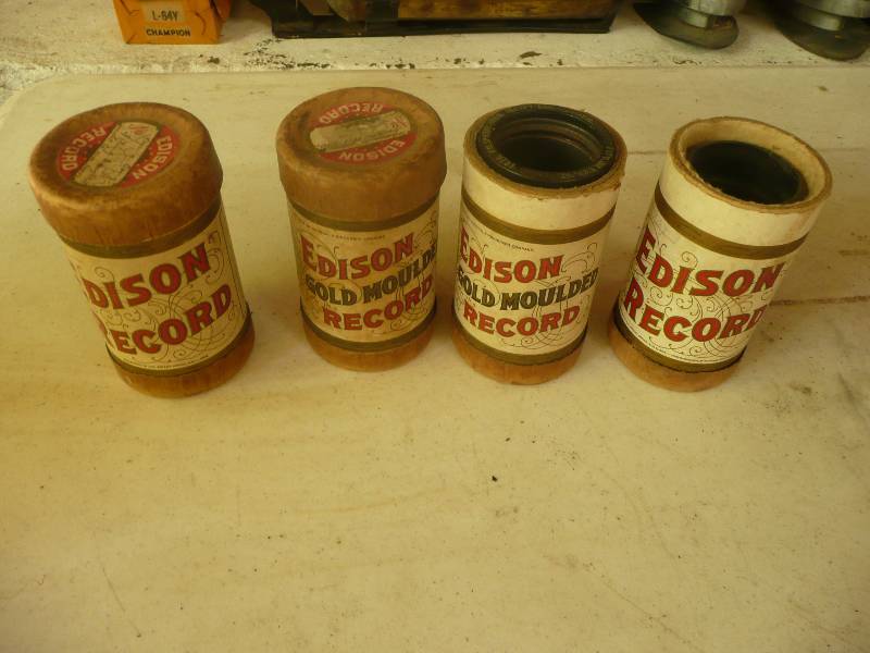 lot 89 image: Vintage Edison Records