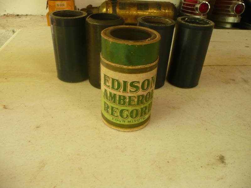 lot 91 image: Vintage Edison & Other Record Group