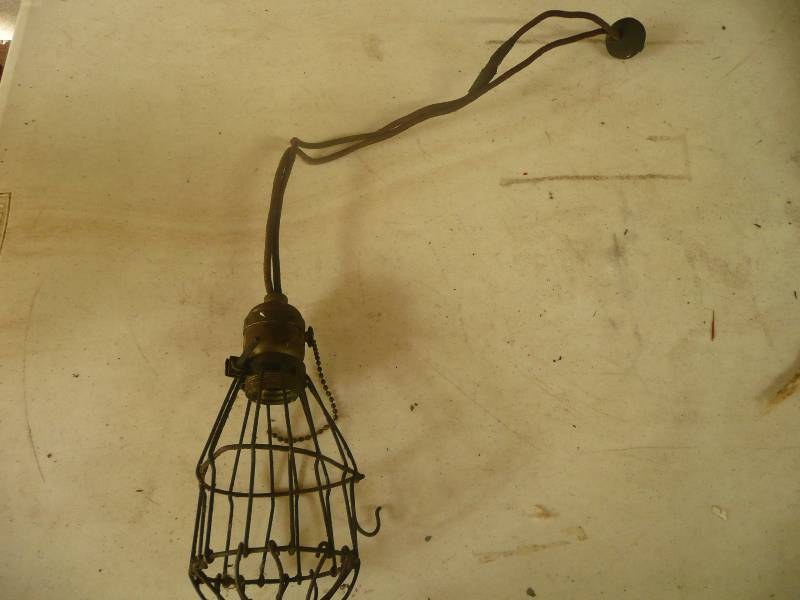 lot 150 image: Antique Hanging Light - Very Cool