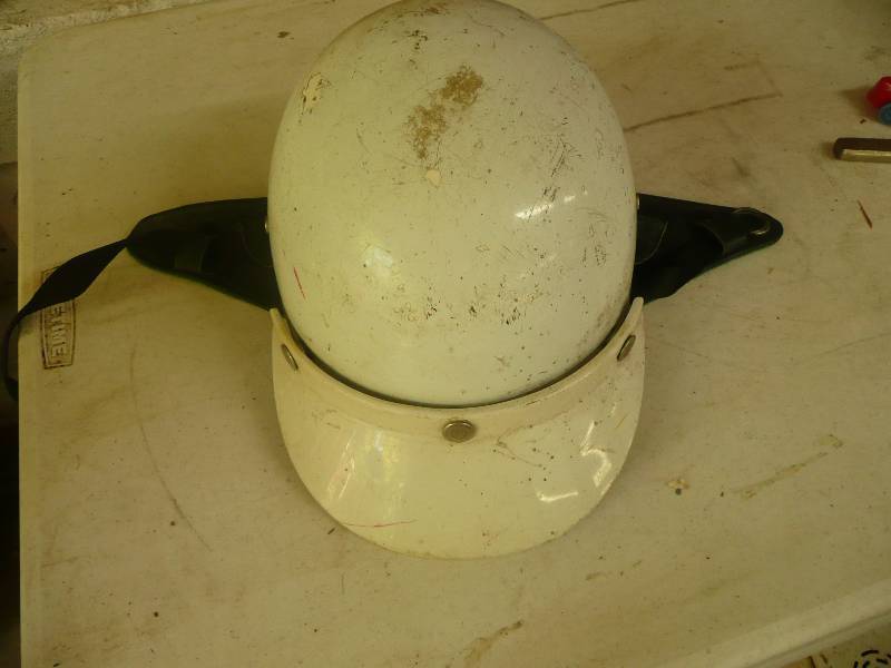 lot 169 image: Vintage Nesco Motorcycle Helmet