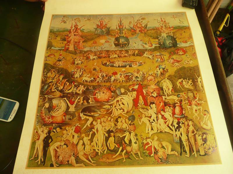 lot 188 image: Vintage Garden Of Earthly Delights Poster