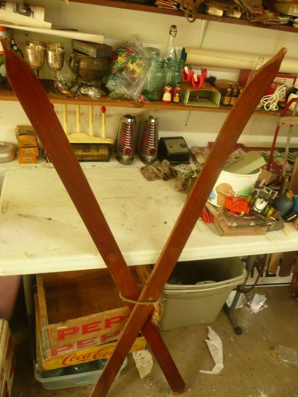 lot 201 image: Vintage Strand Skis
