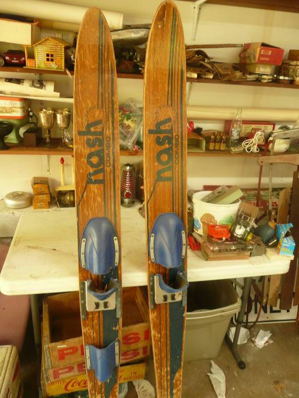 lot 202 image: Vintage Nash Water Skis