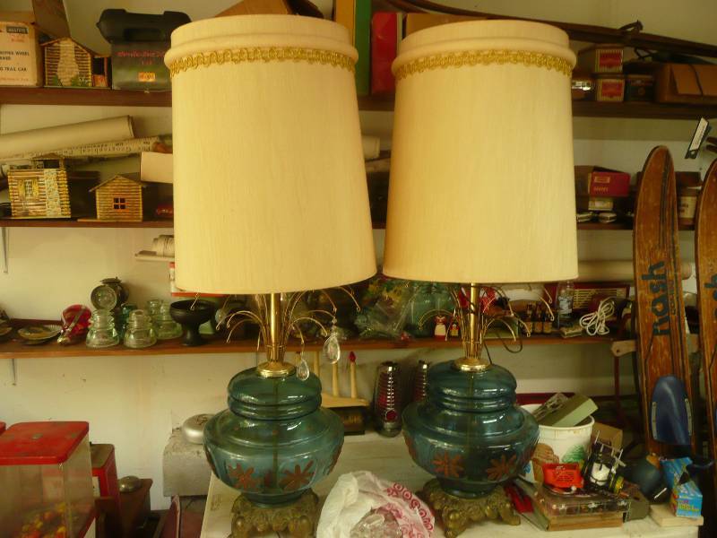 lot 204 image: Mid Century Falkenstein Lamps - Very Unique