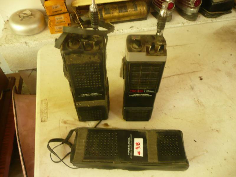 lot 207 image: Vintage Realistic Walike Talkies