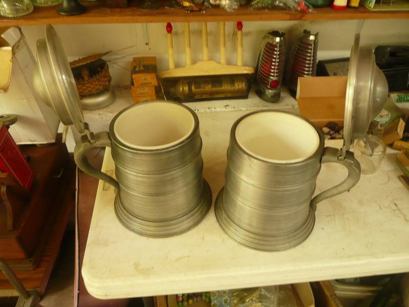 lot 223 image: Vintage GIANT Steins Ice Buckets