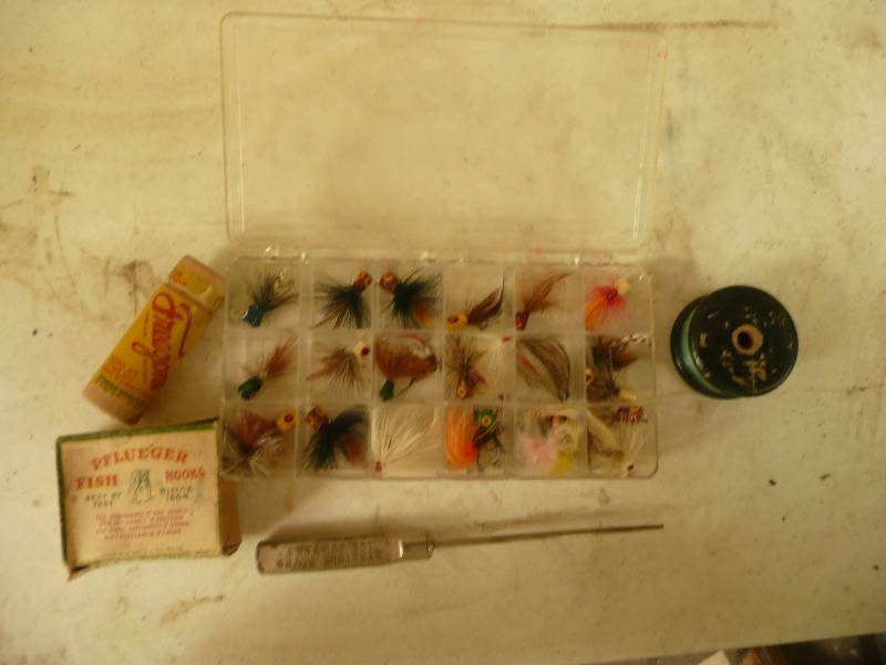 lot 226 image: Vintage Fishing Lot - With Vintage Ice Pick