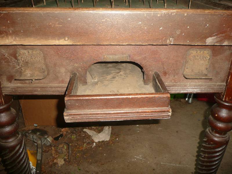 lot 229 image: ANTIQUE BAGATELLE TYPE TABLE UNREAL PIECE NEVER SEEN ONE BEFORE