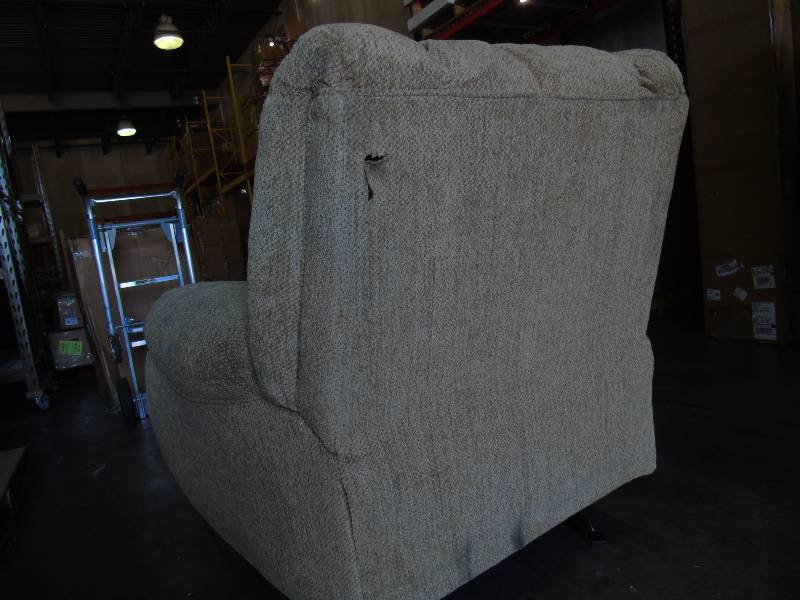 lot 4 image: Ashley Furniture Rocker Recliner - Mocha